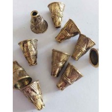 Beadcap Antique Gold
